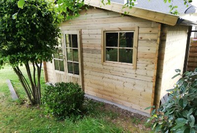 Abri de jardin en bois 2 pentes Abri de jardin en bois 2 pentes